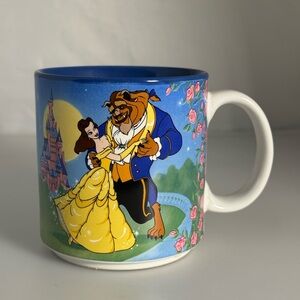 Vintage 90's Walt Disney Beauty and the Beast  Coffee Mug Cup
